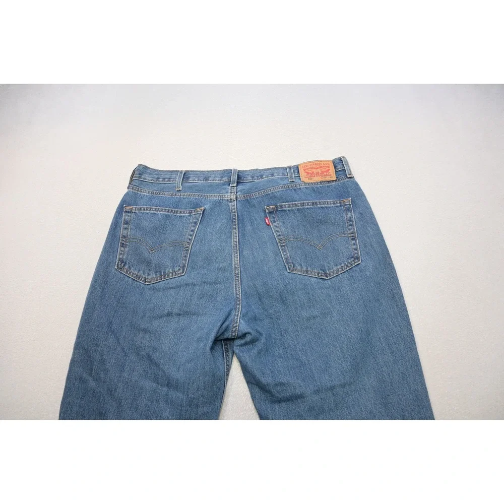 Levis 550 Relaxed Fit Jeans Mens 40x30 Blue Denim Straight Leg Pants Excellent
